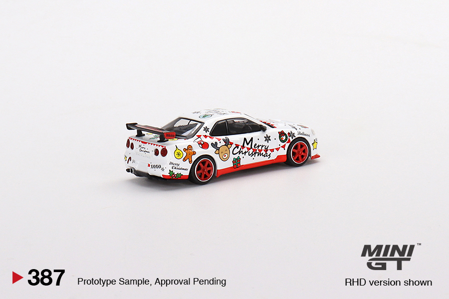 MINI GT 1/64 Nissan Skyline GT-R (R34) Top Secret 2022 Christmas 
